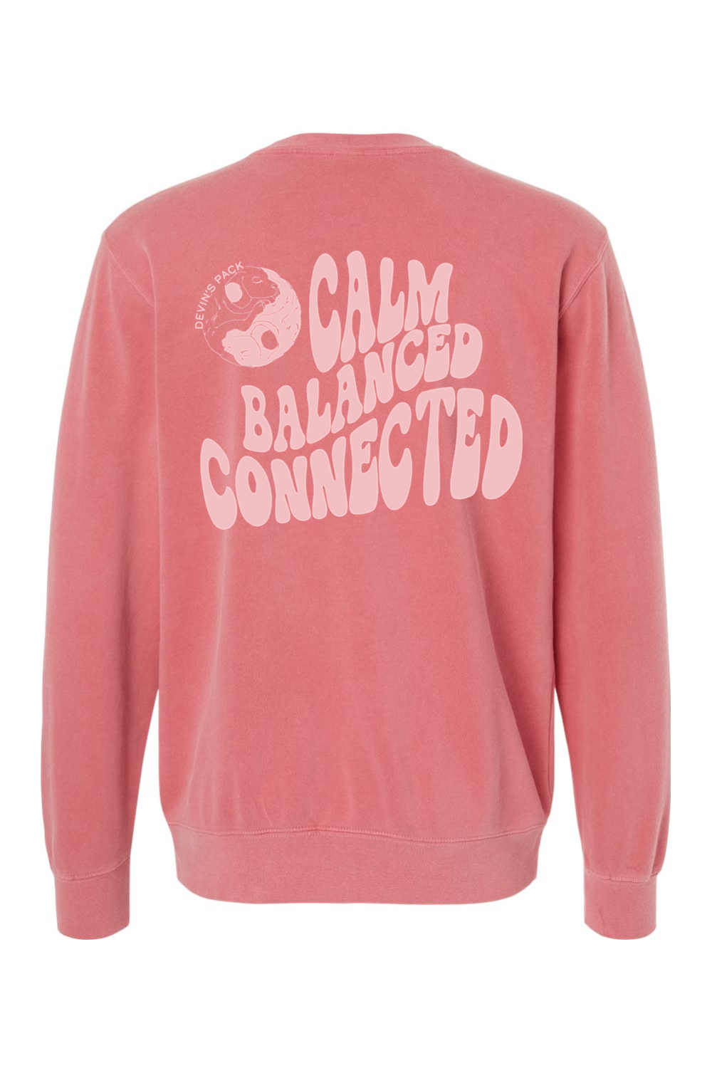 Devin's Pack Calm Balanced Connected Pigment-Dyed Crewneck - Unisex