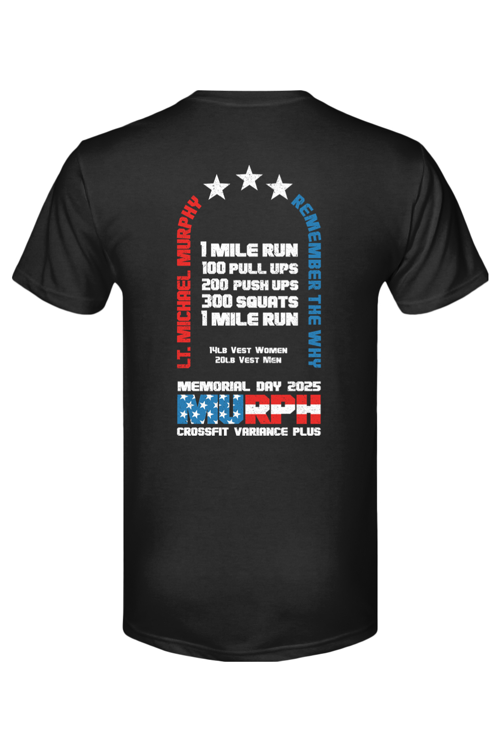 Crossfit Variance Plus Murph Challenge 25 Tri-Blend T-Shirt - Unisex