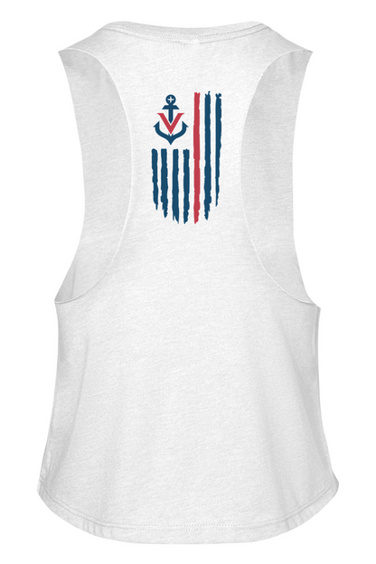 Crossfit Variance Plus 343 Burpees Racerback Cropped Tank - Women's