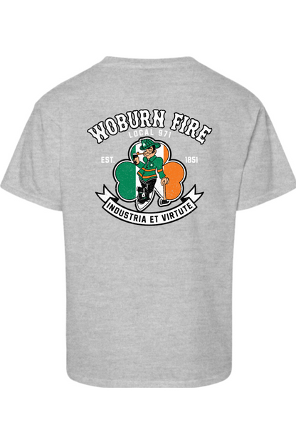 Local 971 Woburn Fire Dept. 100% Cotton Fitted Youth T-Shirt