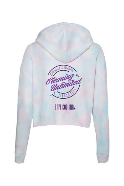 Cleaning Unlimited 2025 Purple Cropped Hoodie - Women's