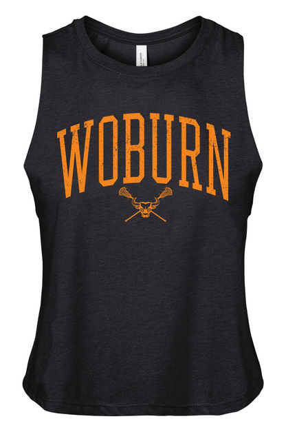 Woburn Lacrosse Women's Racerback Cropped Tank