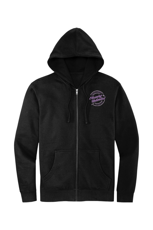 Cleaning Unlimited 2025 Purple Full Zip Hoodie - Unisex