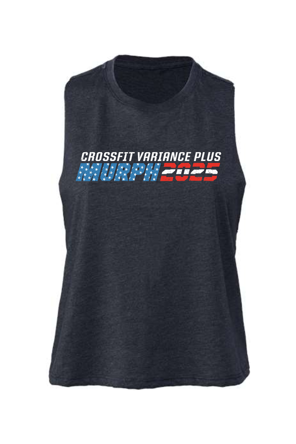 Crossfit Variance Plus Murph Callenge 25 Racerback Cropped Tank - Women's