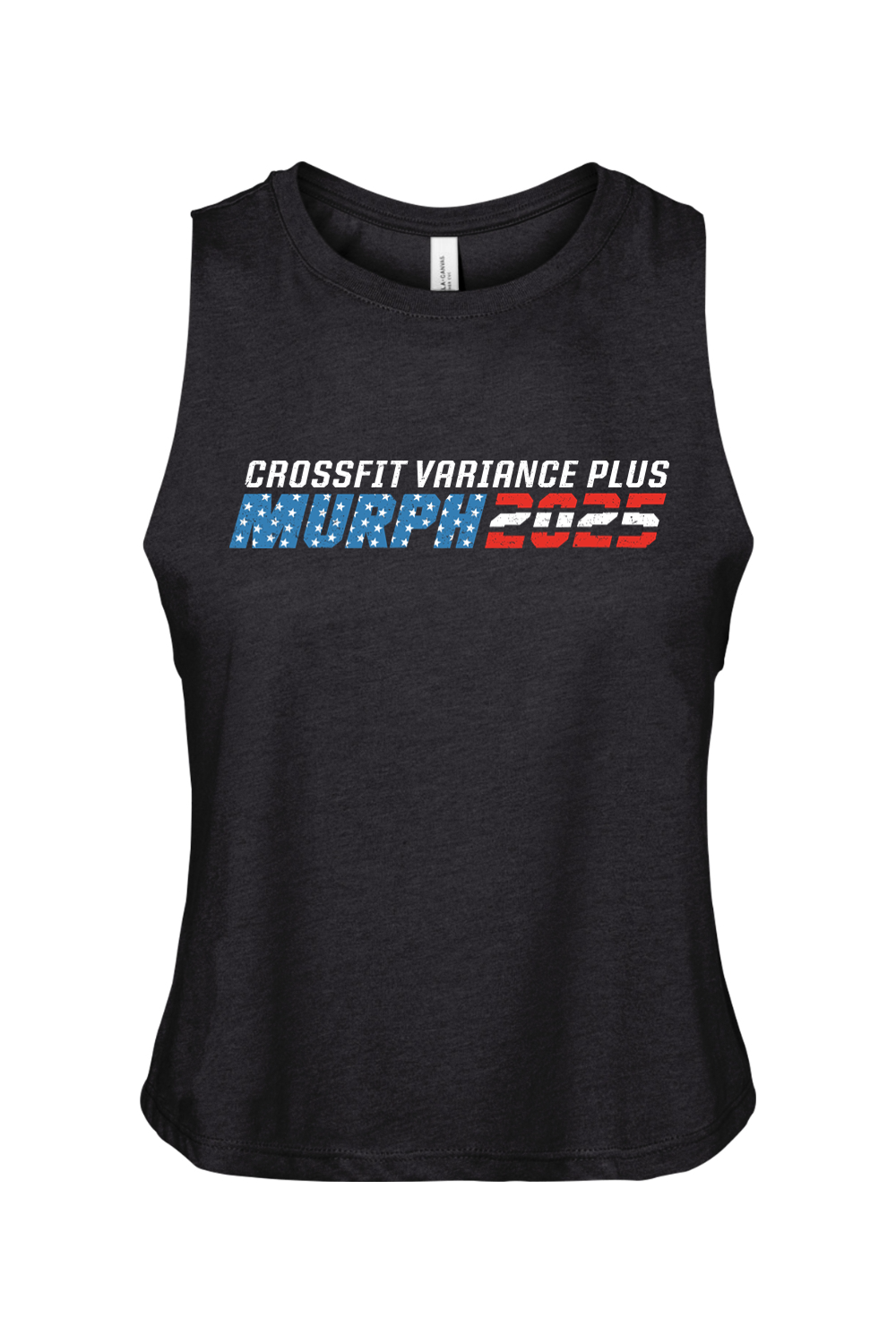 Crossfit Variance Plus Murph Callenge 25 Racerback Cropped Tank - Women's
