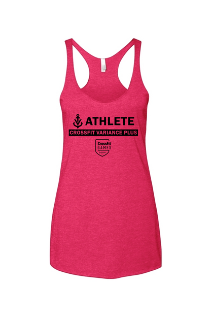 Athlete Games Women's Triblend Racerback Tank