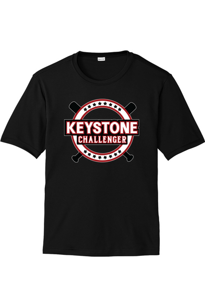 Keystone Challenger Unisex Competitor Tee - Team Colors 100% polyester