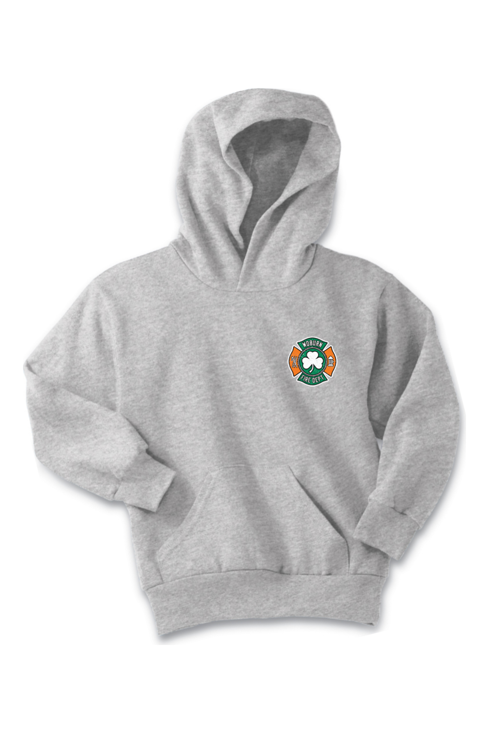 Woburn Fire Dept. Youth Fleece Pullover Hooded Sweatshirt