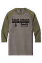 Team Timson Triblend 3/4-Sleeve Raglan