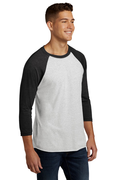 Next Level Apparel Unisex Tri-Blend 3/4-Sleeve Raglan Tee. NL6051