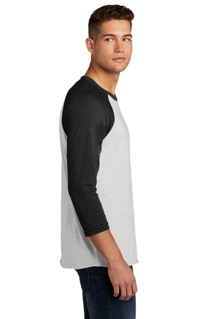 Next Level Apparel Unisex Tri-Blend 3/4-Sleeve Raglan Tee. NL6051