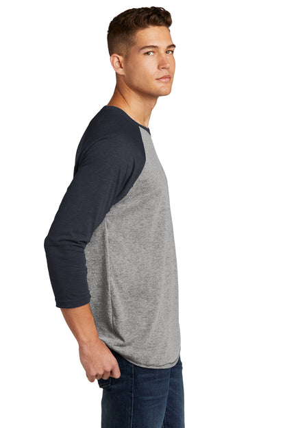Next Level Apparel Unisex Tri-Blend 3/4-Sleeve Raglan Tee. NL6051