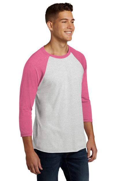 Next Level Apparel Unisex Tri-Blend 3/4-Sleeve Raglan Tee. NL6051