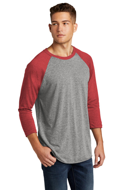 Next Level Apparel Unisex Tri-Blend 3/4-Sleeve Raglan Tee. NL6051