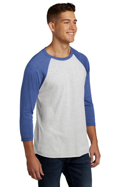 Next Level Apparel Unisex Tri-Blend 3/4-Sleeve Raglan Tee. NL6051