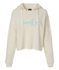 Hard Kore Pilates Women's Angel Fleece Crop Hooded Sweatshirt