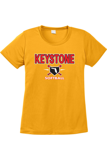 Keystone Softball Women's Competitor Tee 100% polyester